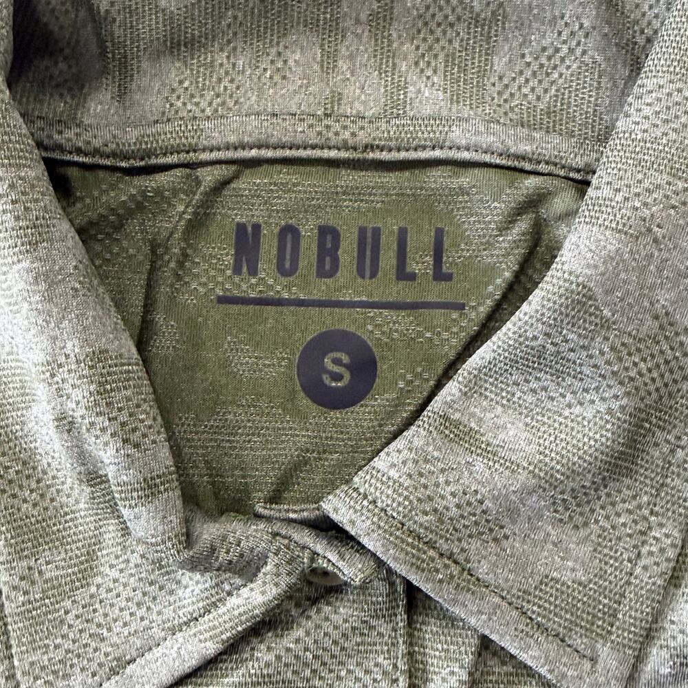NWT NOBULL Women’s Camo Performance Polo Green Size S - Picture 3 of 7